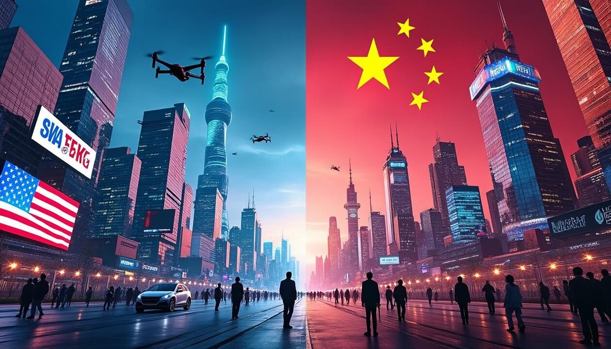 Rivalité USA Chine tech découvrez l'état des forces technologiques entre les états-unis et la chine en 2025. analyse approfondie des rivalités, des innovations et des enjeux géopolitiques qui façonnent le paysage technologique mondial.